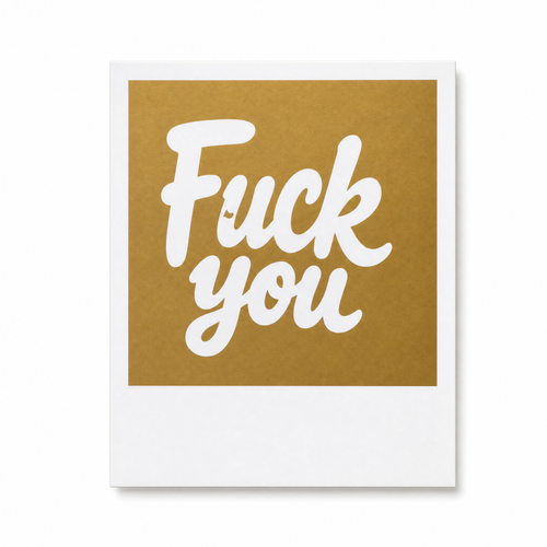 F*ck You Stencil